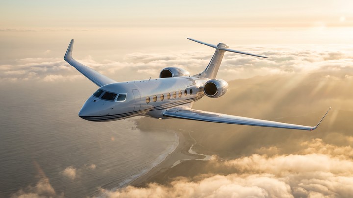 ALTAIR — immersive privéjet scroll-demo (Gulfstream G650ER)